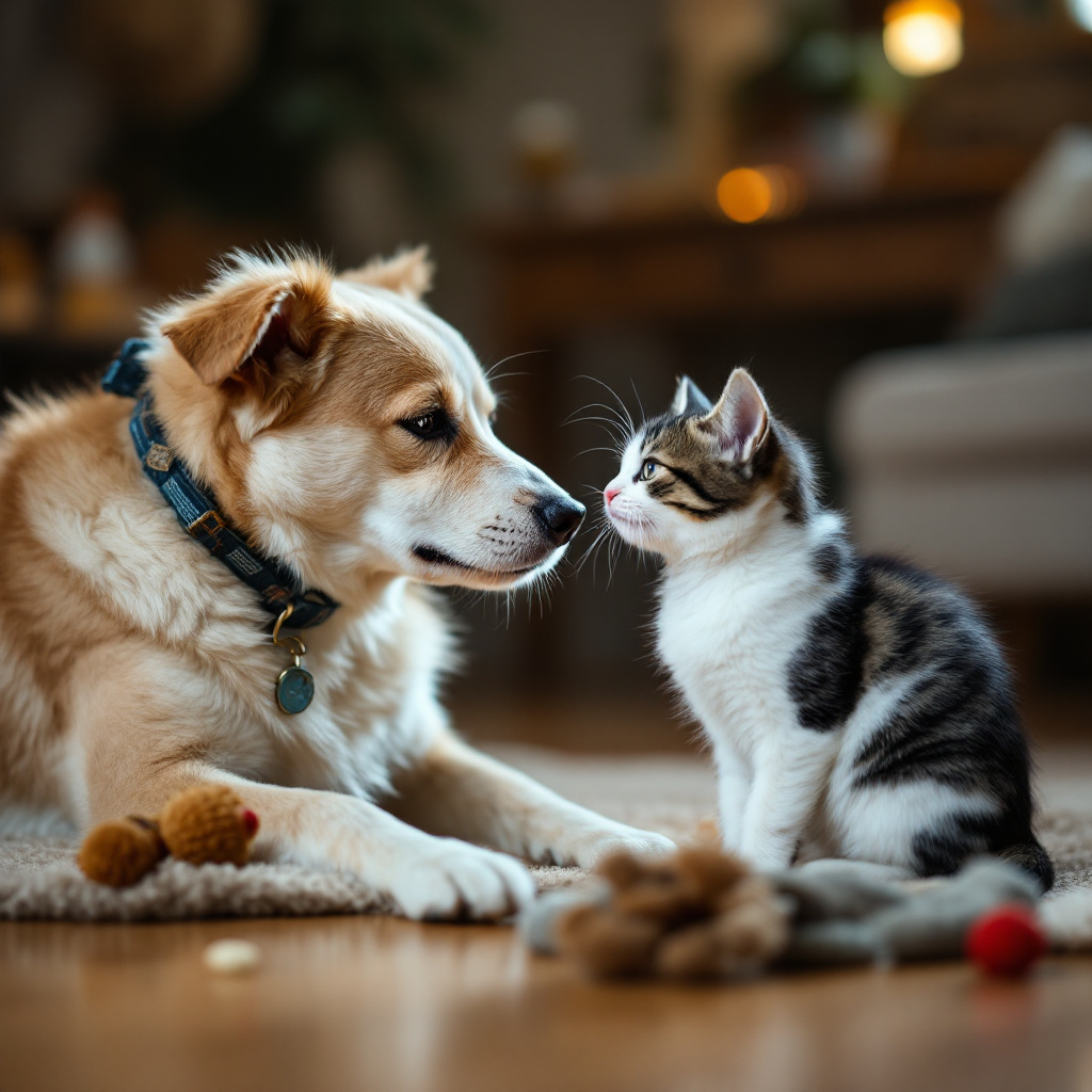 Haustiere aneinander gewöhnen Bild 1