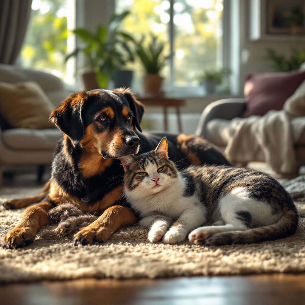 Haustiere aneinander gewöhnen Bild 1