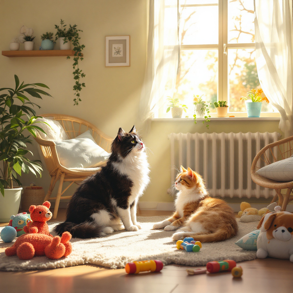 Haustiere aneinander gewöhnen Bild 1