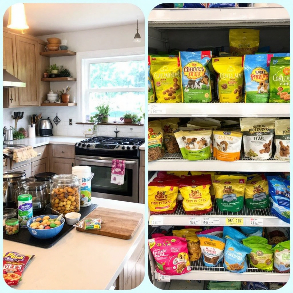 Selbstgemachte vs gekaufte Snacks Bild 1