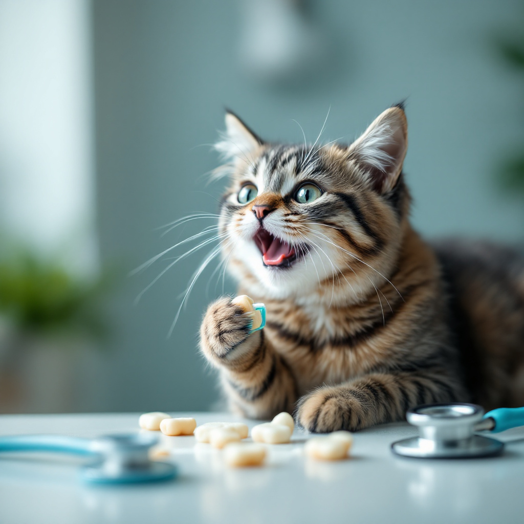 Spezifische Zahnpflegemethoden für Katzen Bild 1