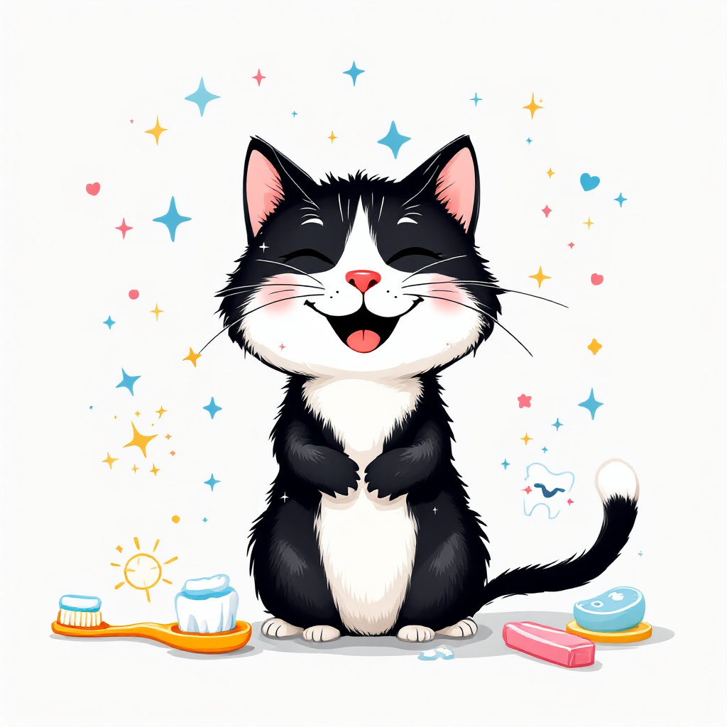 Zahnpflegeroutinen für Katzen Bild 1